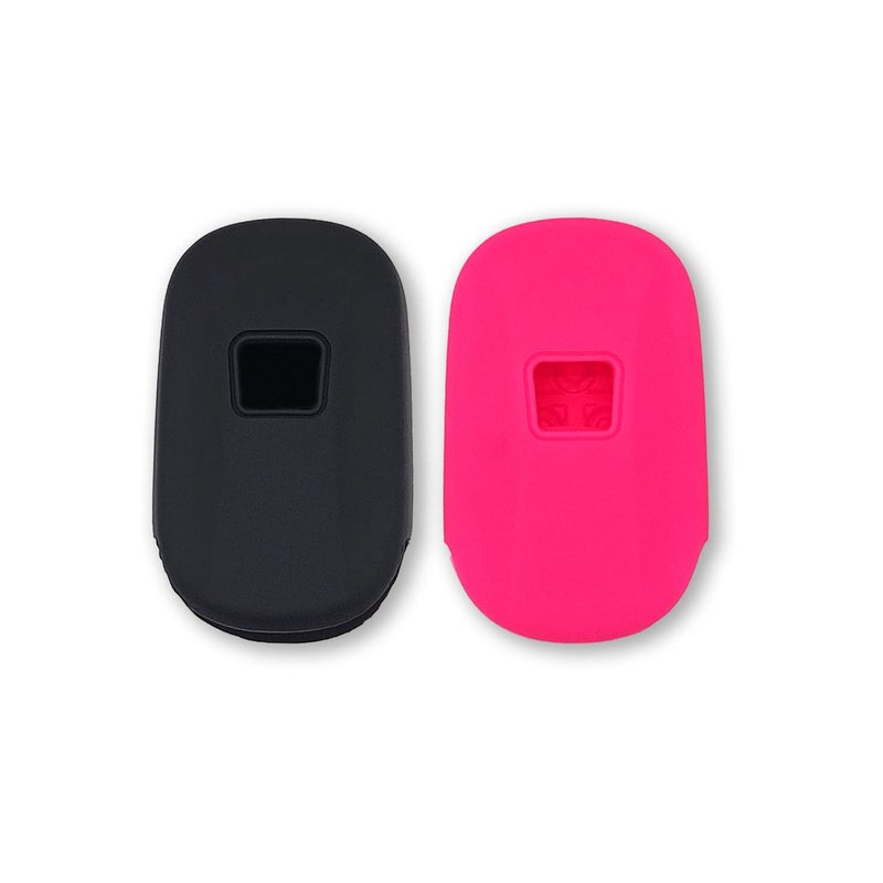 Autobase Silicone Key Fob Cover for 2022 2023 2024 2025 2026 Honda Civic Accord HR-V CR-V Pilot Sport SI EX EX-L Touring | Car Accessory | Key Protection Case - 2 Pcs (Pink) - Image 5